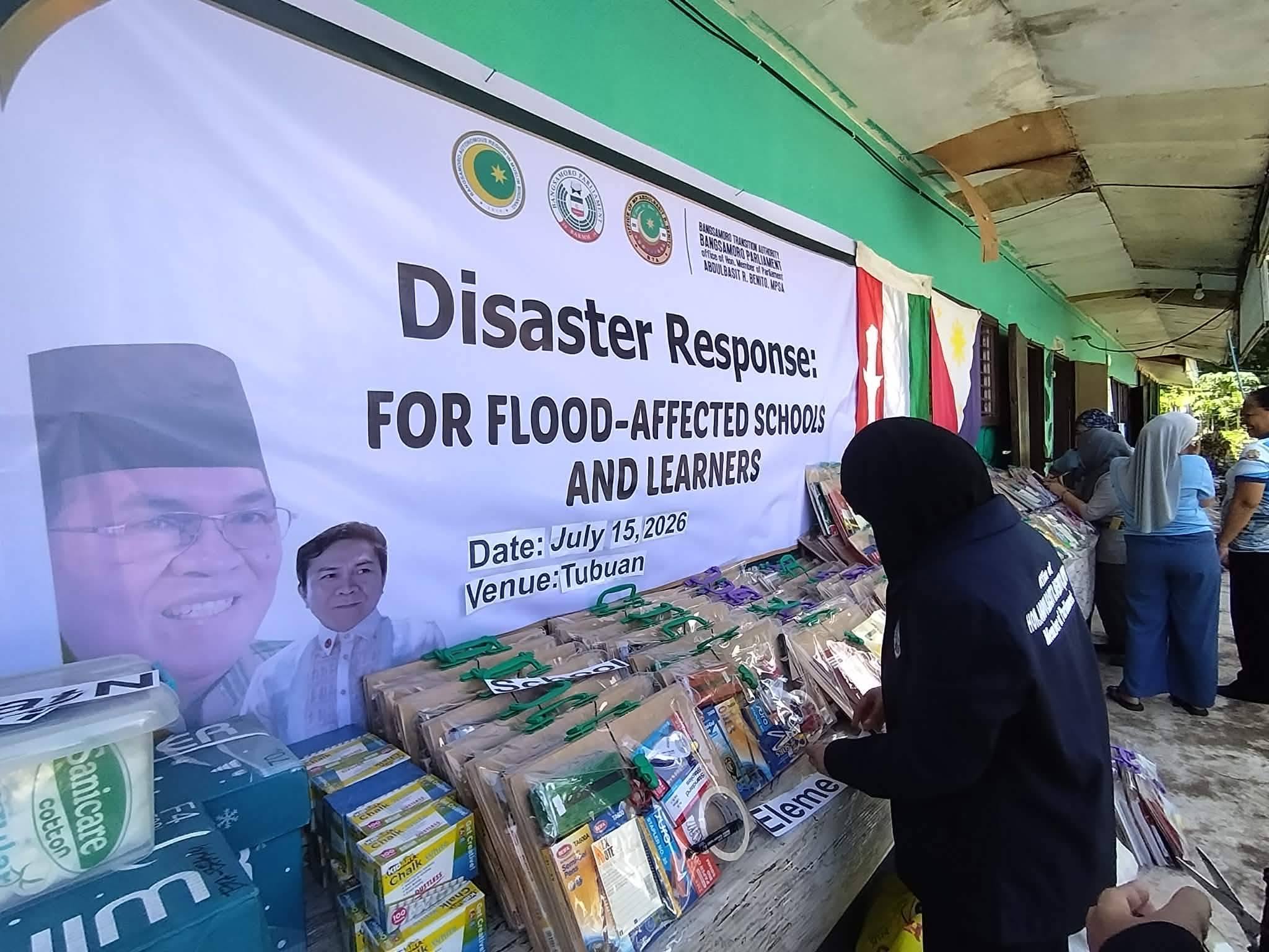 Office of MP Benito Distributes School Kits to Flood-Affected School in Datu Blah Sinsuat