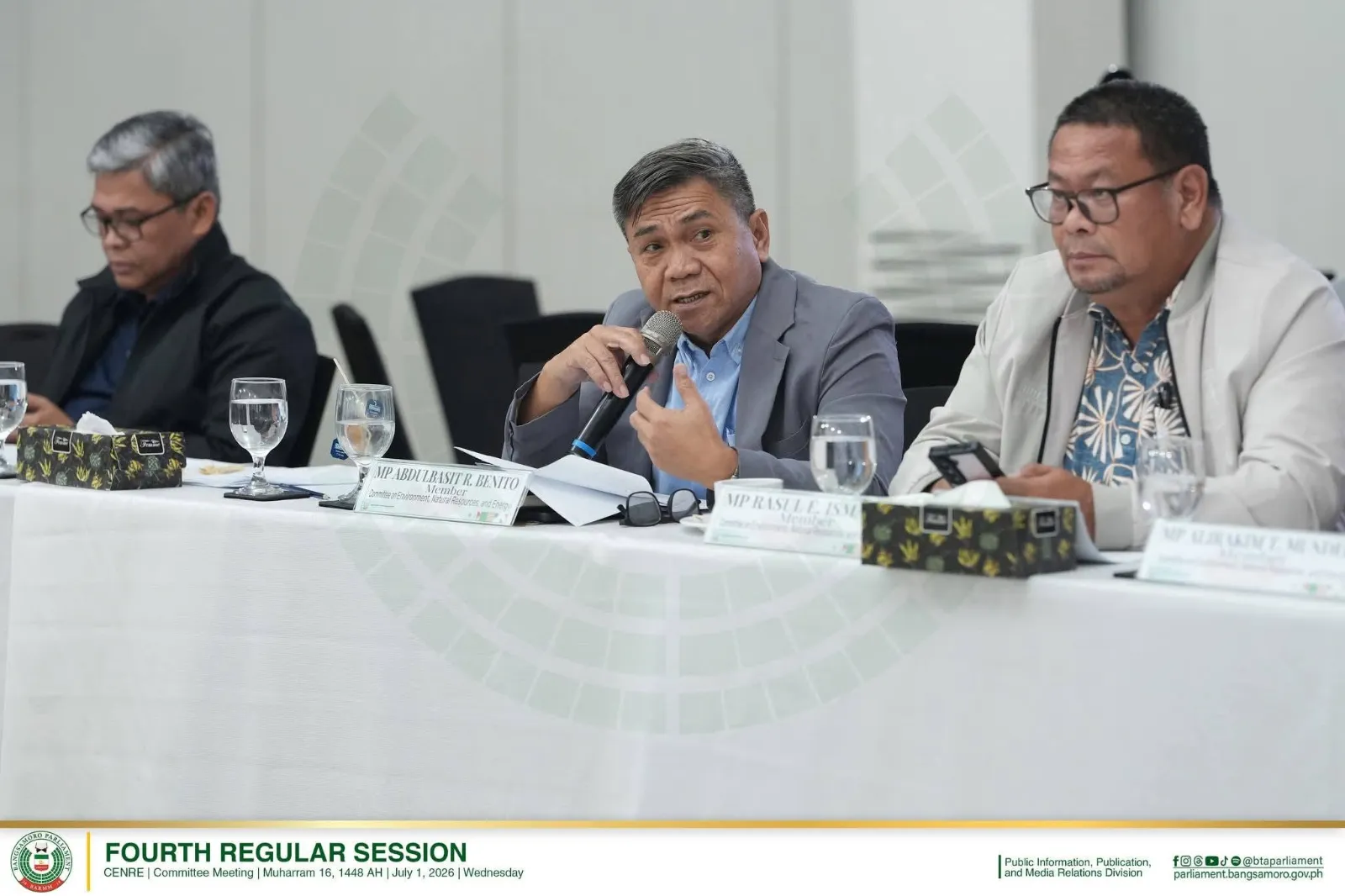 MP Benito Participates in CENRE Committee Deliberations on Key Legislative Measures