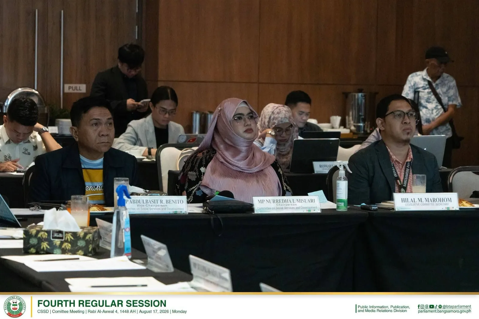 CSSD Vice Chair MP Benito Joins Deliberation on Proposed Bangsamoro Commission for Senior Citizens