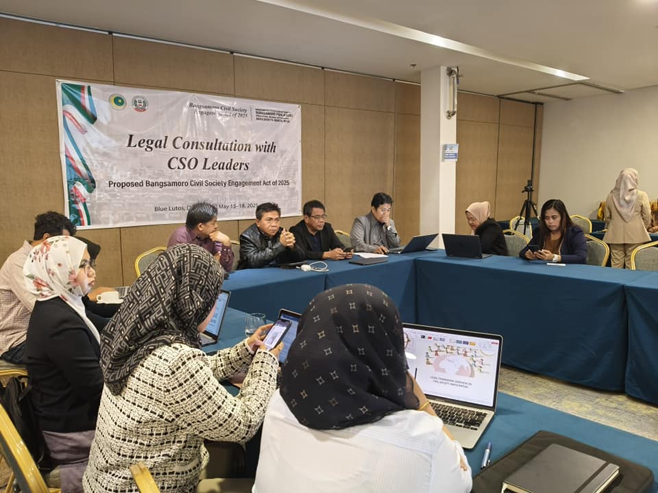 MP Abdulbasit R. Benito Leads Legal Consultation on Proposed Bangsamoro CSO Engagement Act of 2025 in Davao City: Legal Lens Strengthens the Draft Bill.