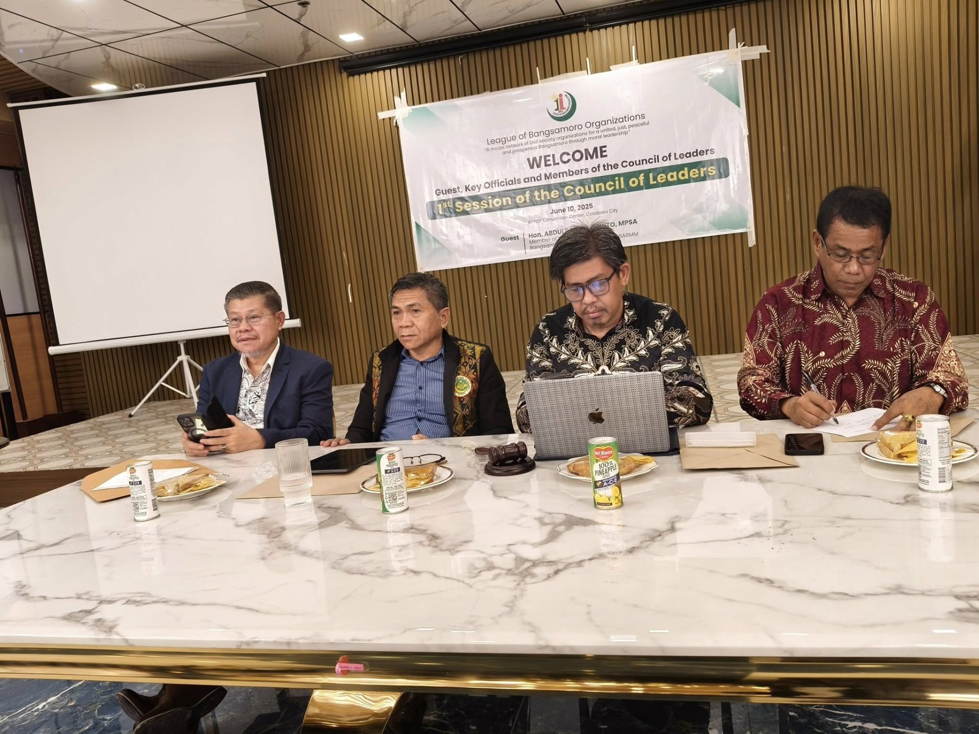MP Benito Expresses Strong Support to the 1st Session of LBO Council of Leaders
