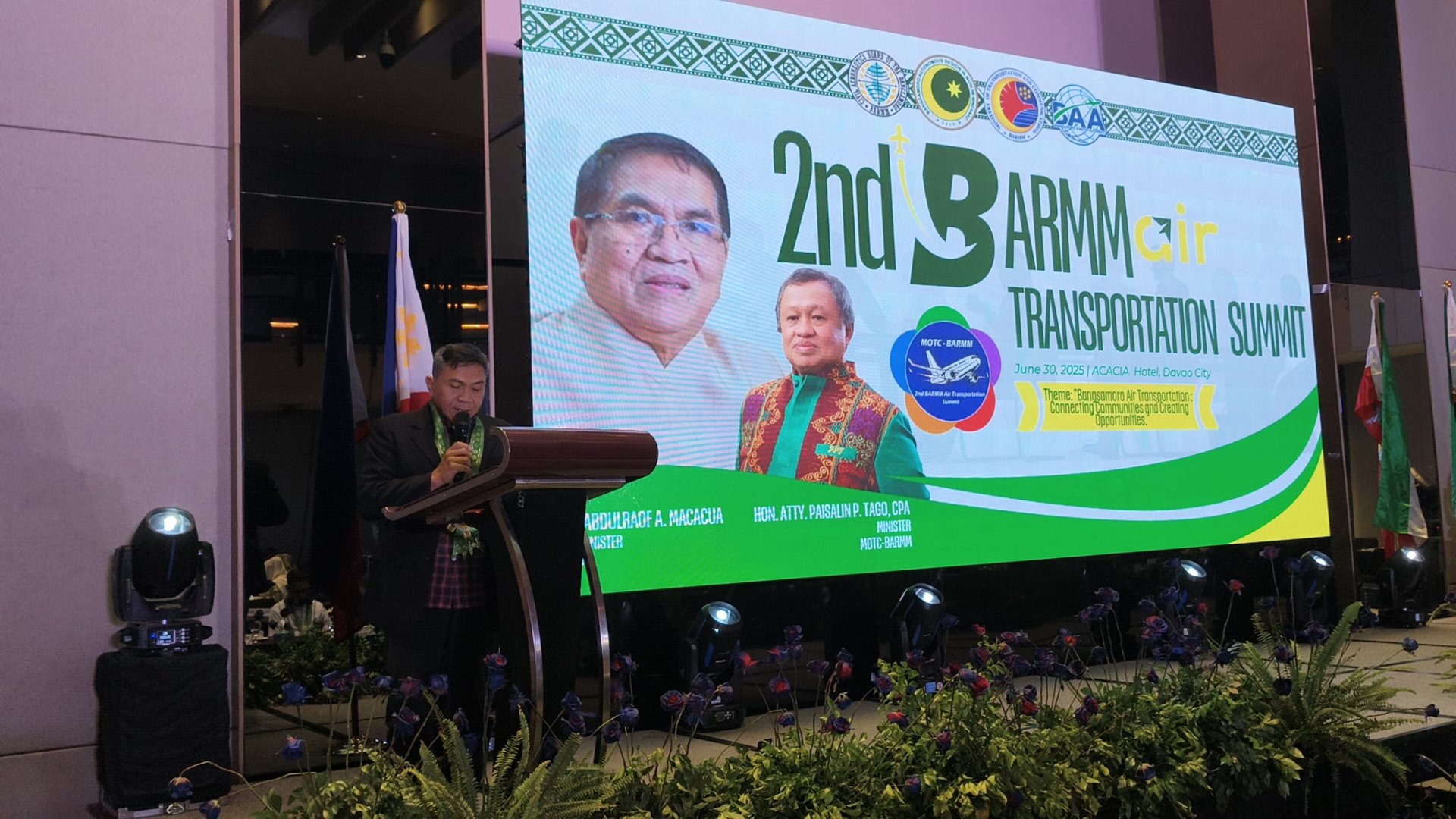 MP Benito Backs Stronger Air Connectivity at 2nd BARMM Air Transportation Summit: 'We’re Building Runways for Dreams'"