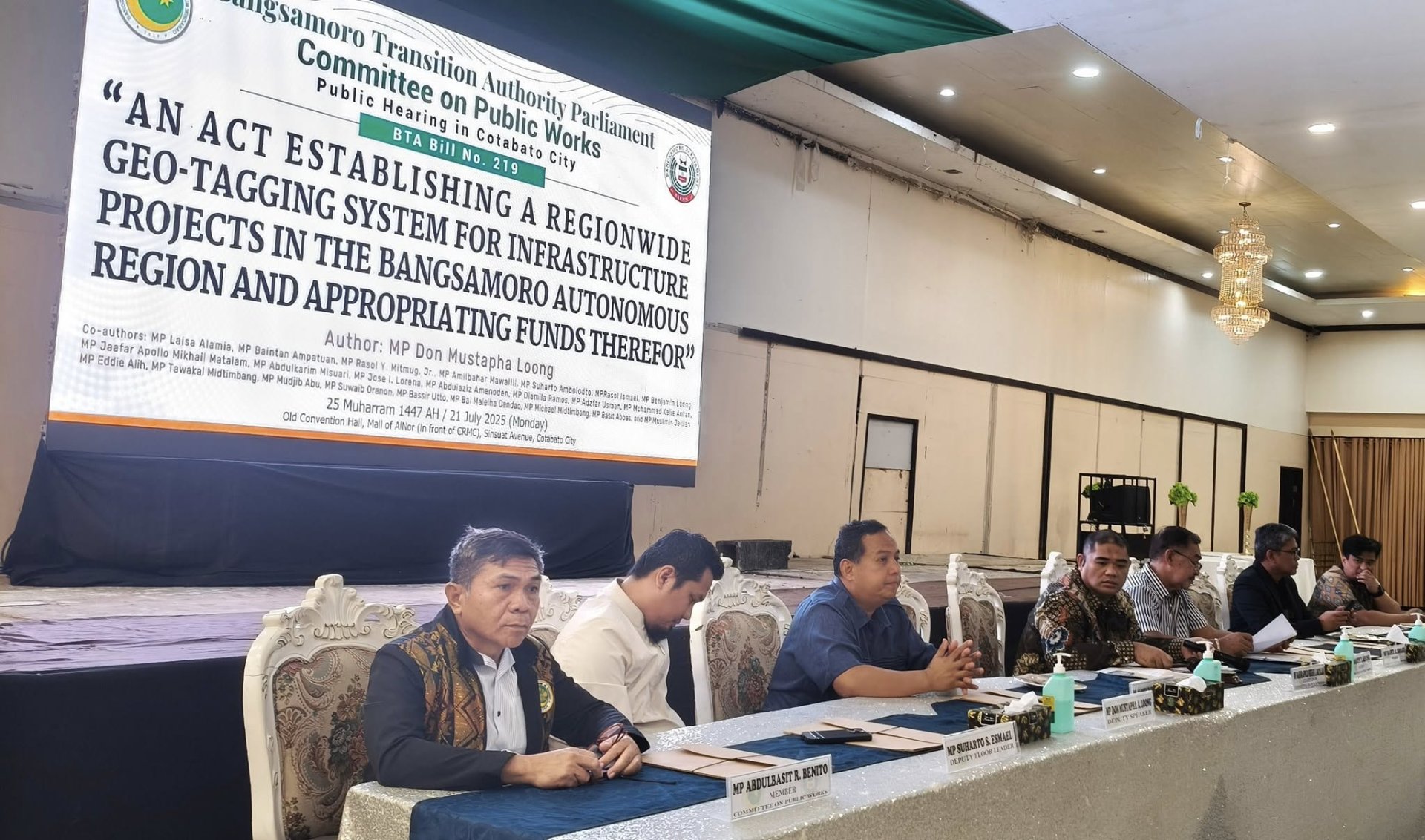 MP Benito Joins Push for Transparent and Sustainable Infrastructure in BARMM CPW Chair MP Matalam Presides Over Key Committee Meeting