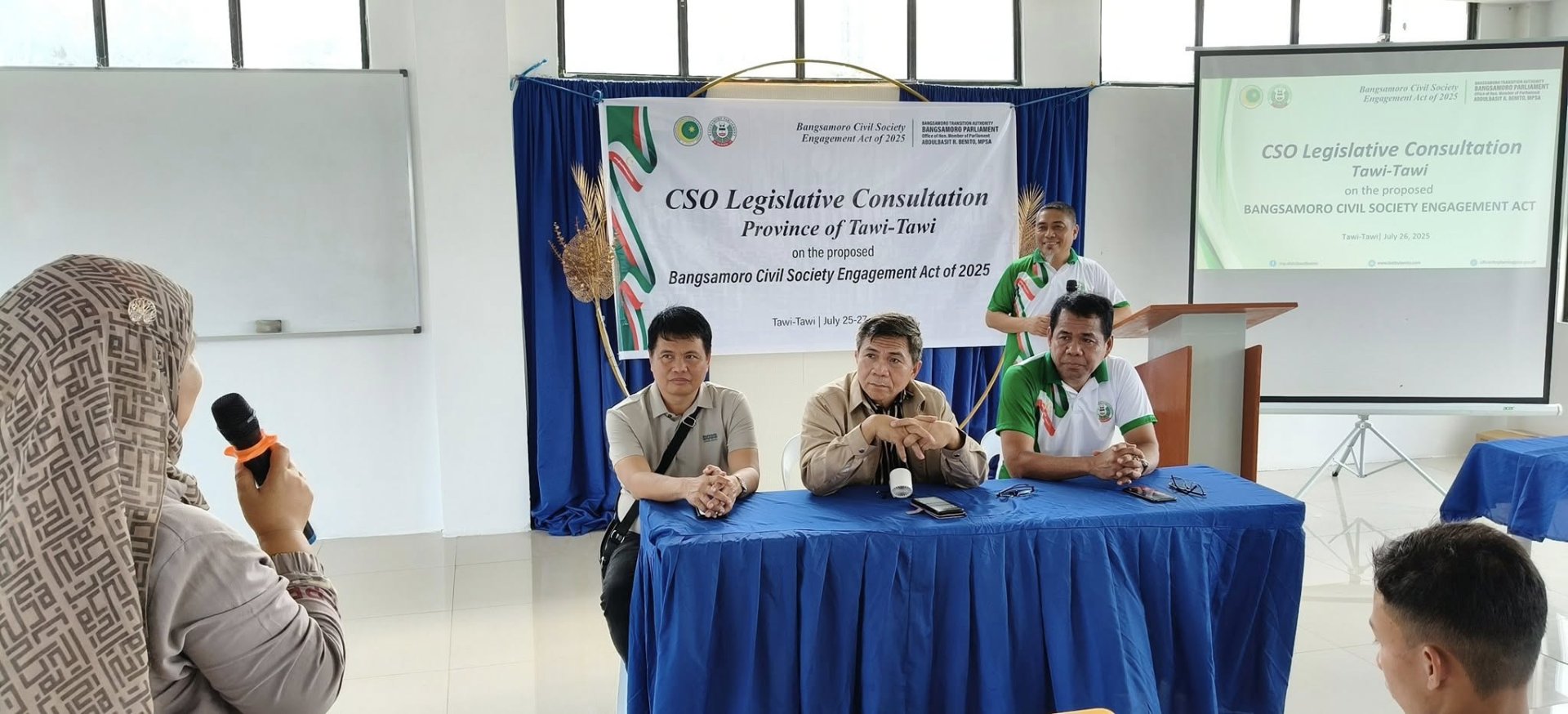 MP Benito Affirms CSO Empowerment in Tawi-Tawi: “This is Your Bill As Much As It Is Mine”