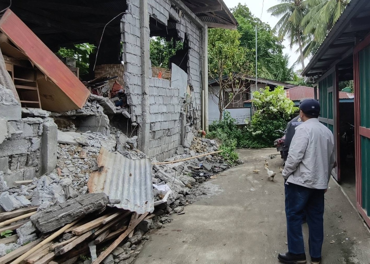 MP Abdulbasit Benito Visits Earthquake-Hit Community in Sarangani, Assesses Damage and Urgent Needs